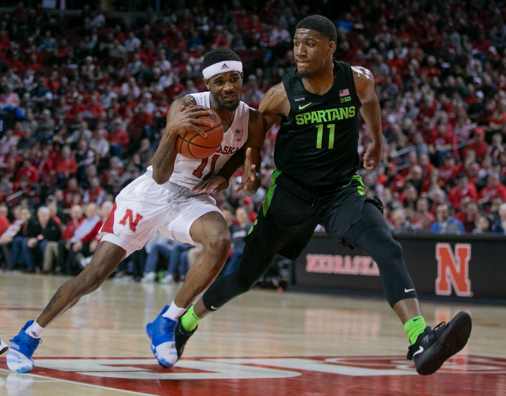 Nebraska Basketball vs. Michigan State Photo No. 12